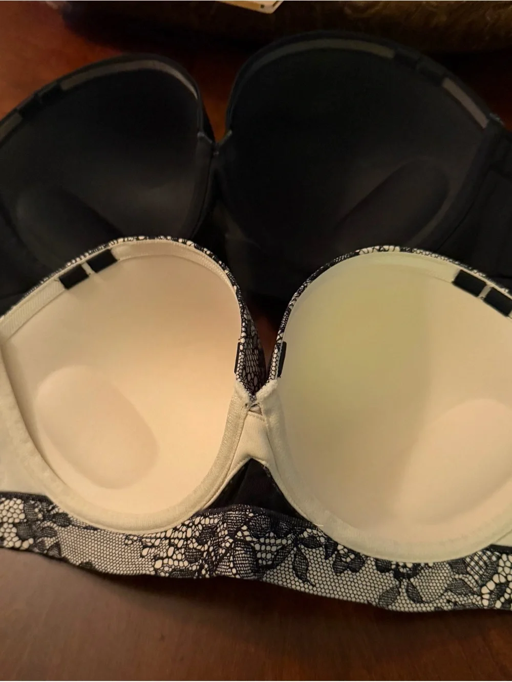 Lane Bryant Cacique Strapless Plunge multiway bra lot size 38DD